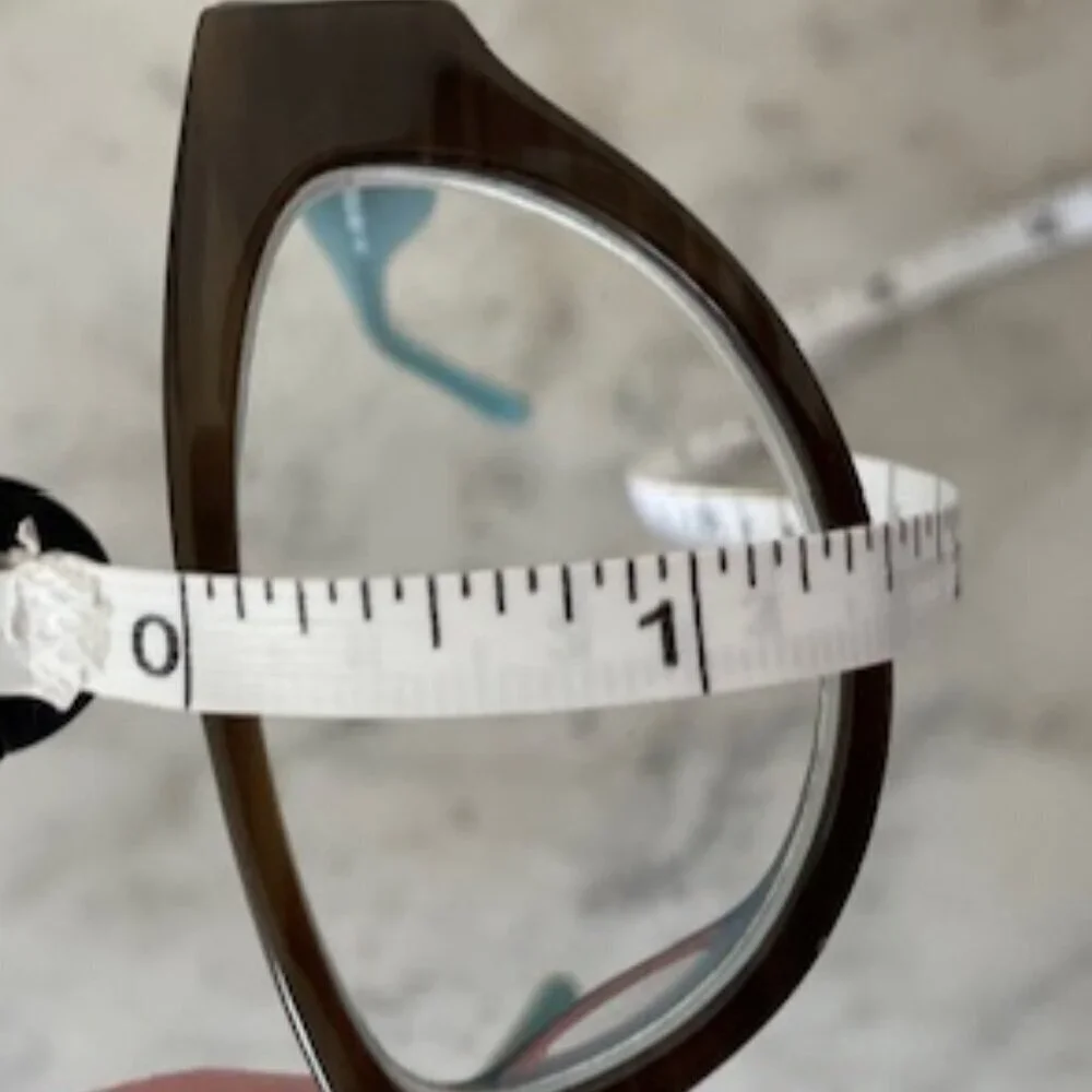 DOLABANY Lucille Glasses Brown Streak Teal 50/17/140